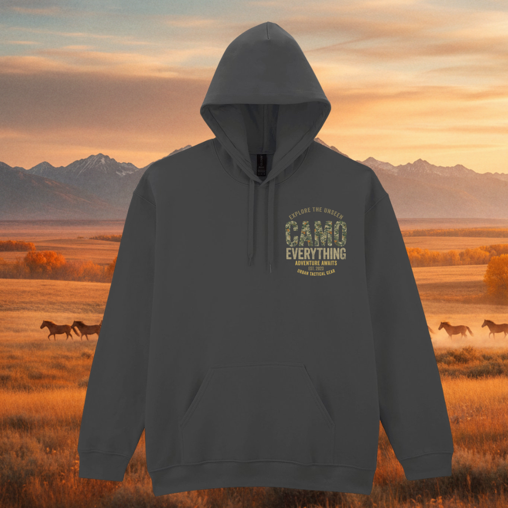 Camo Everything Premium Hoodie