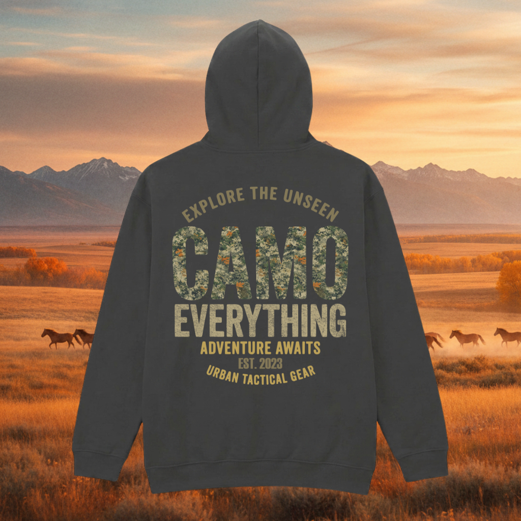 Camo Everything Premium Hoodie