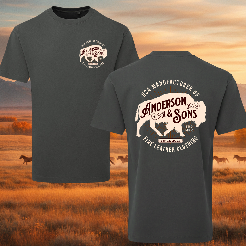 Anderson and Sons: The Carbon Grey Buffalo Premium Tee