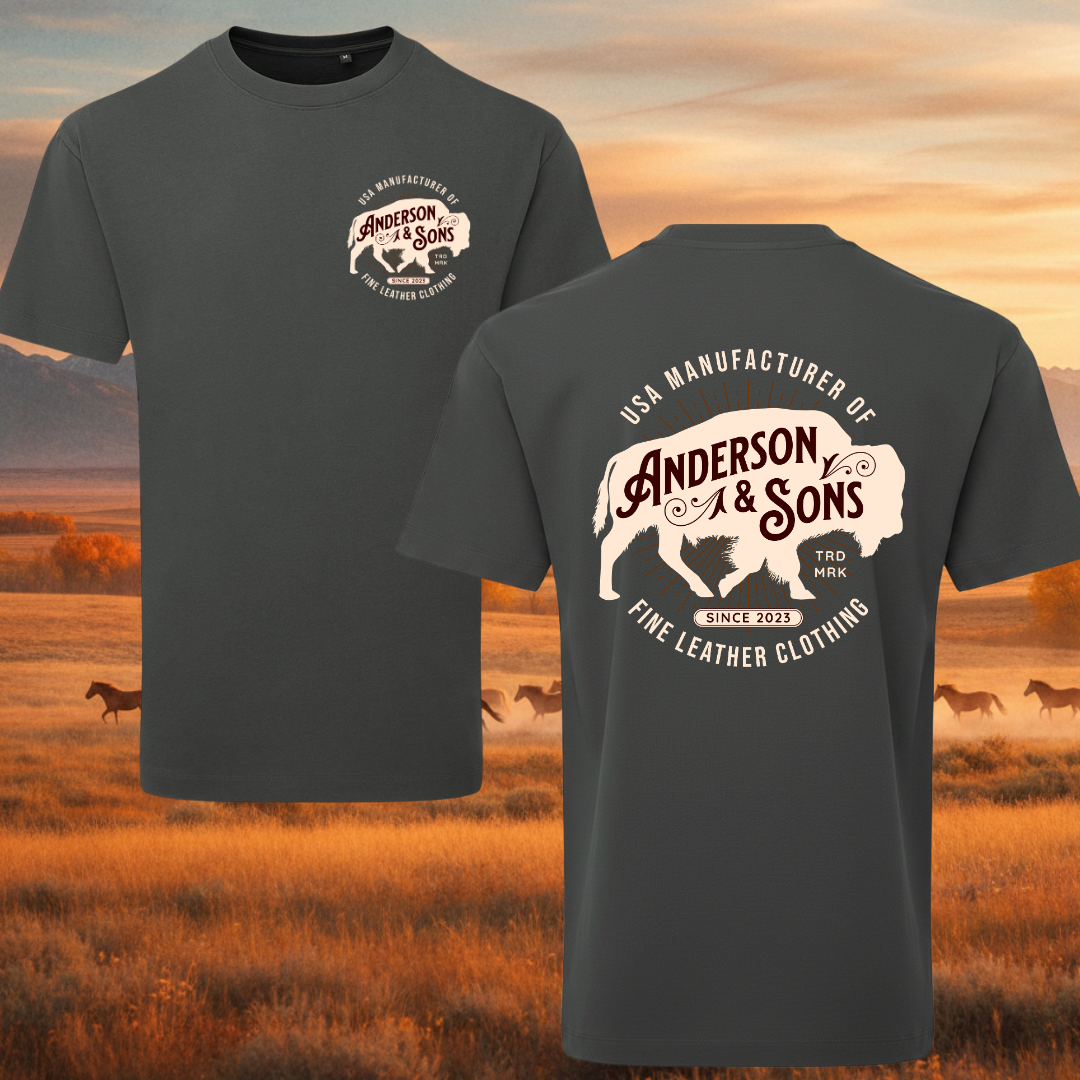 Anderson and Sons: The Carbon Grey Buffalo Premium Tee