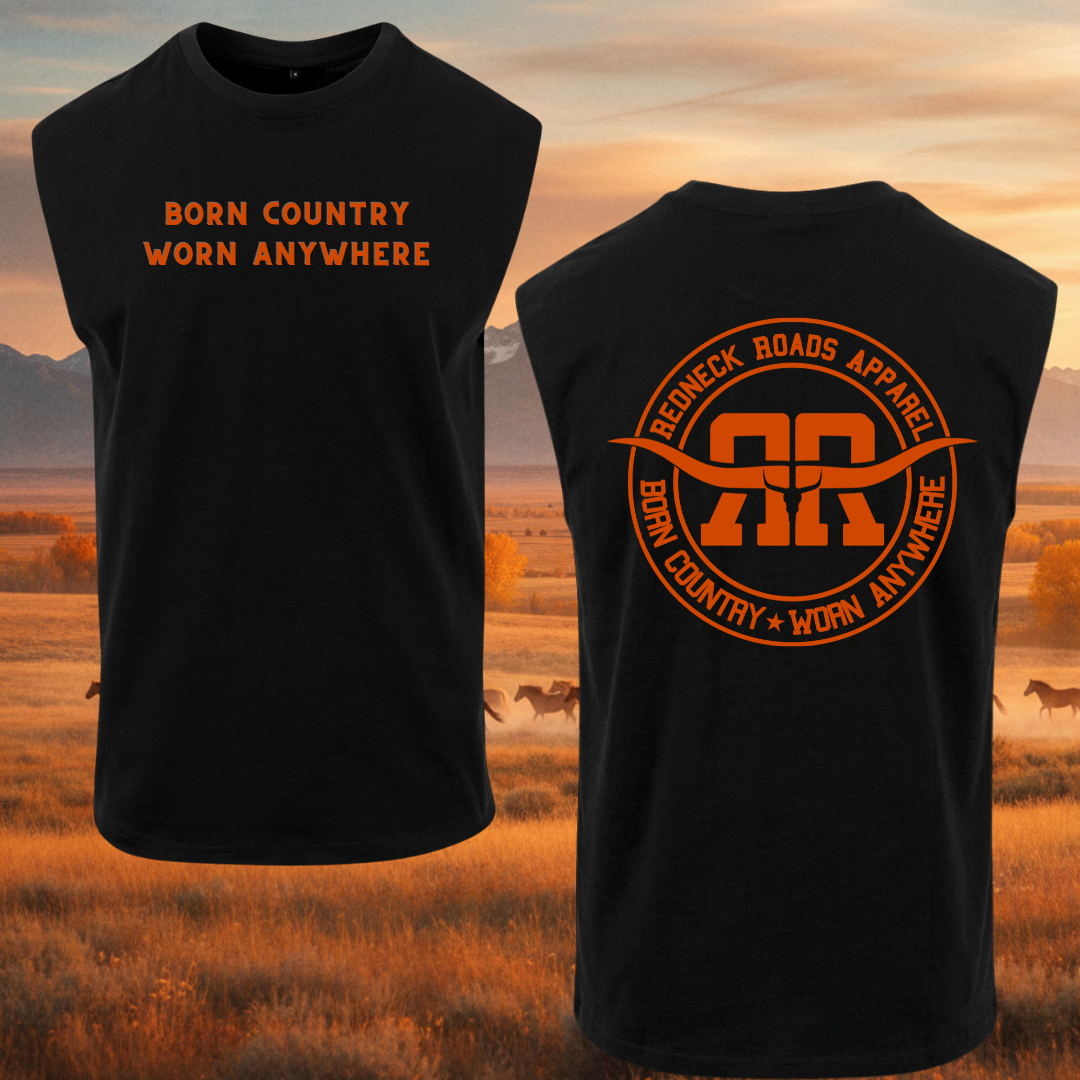 RNR Born Country Sleeveless Tee