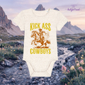 Kick Ass Cowboys Baby Grow