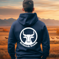 Navy Bull Hoodie - The Core Collection