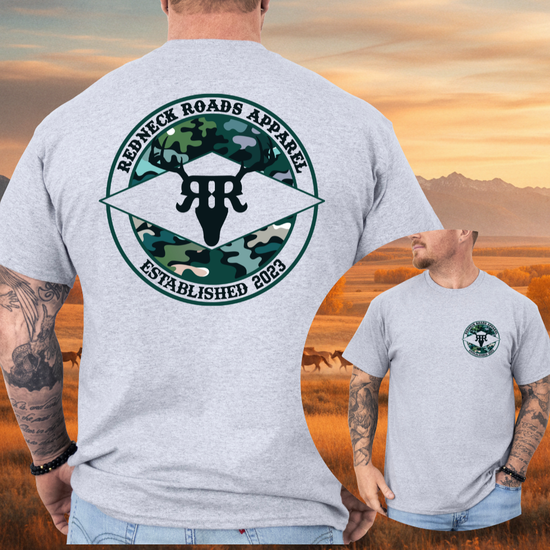 RNR Camo Stag Tee - The Core Collection