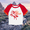 Fire Horse Micro Rib Baby T-Shirt
