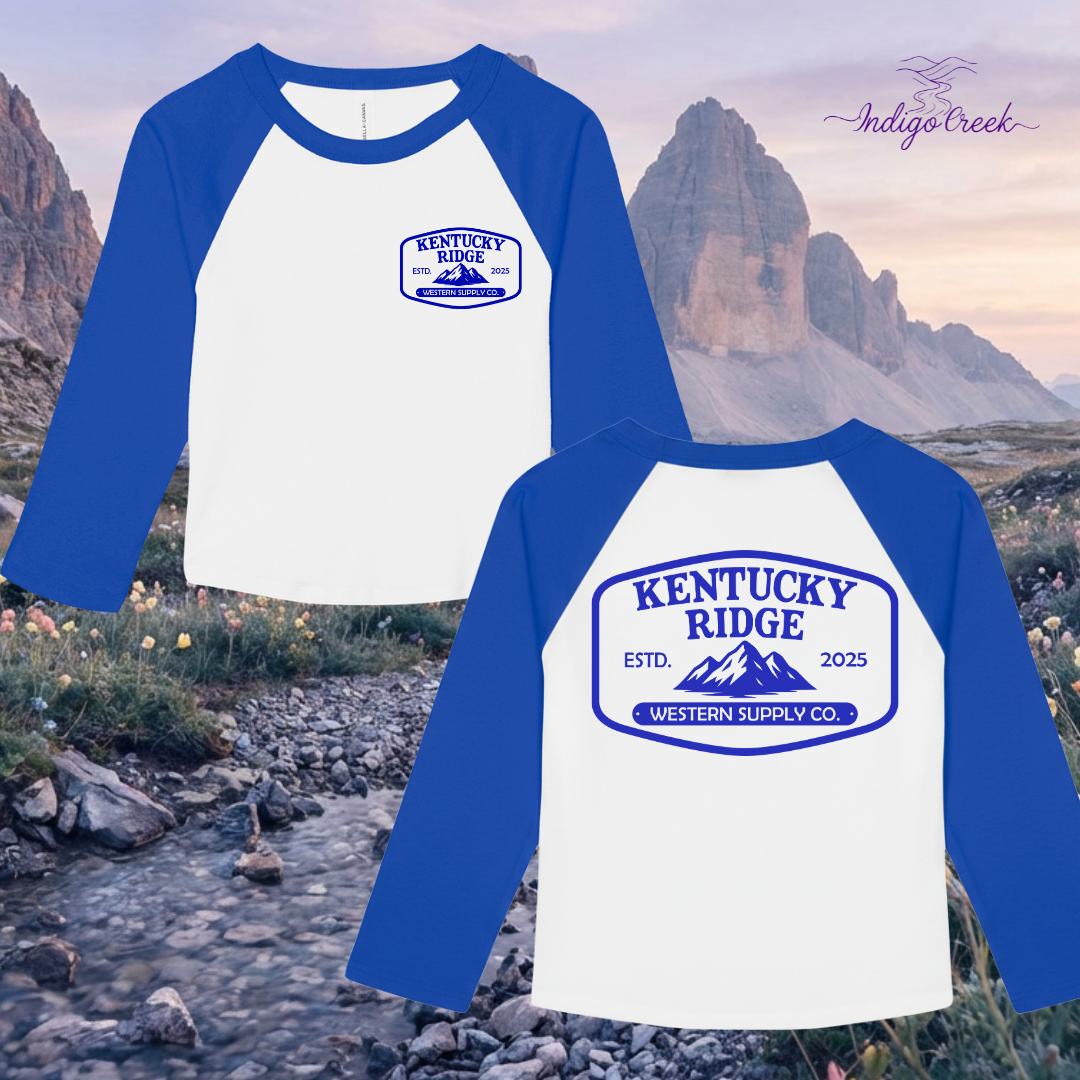 Kentucky Ridge: The Peaks 3/4 Varsity Tee