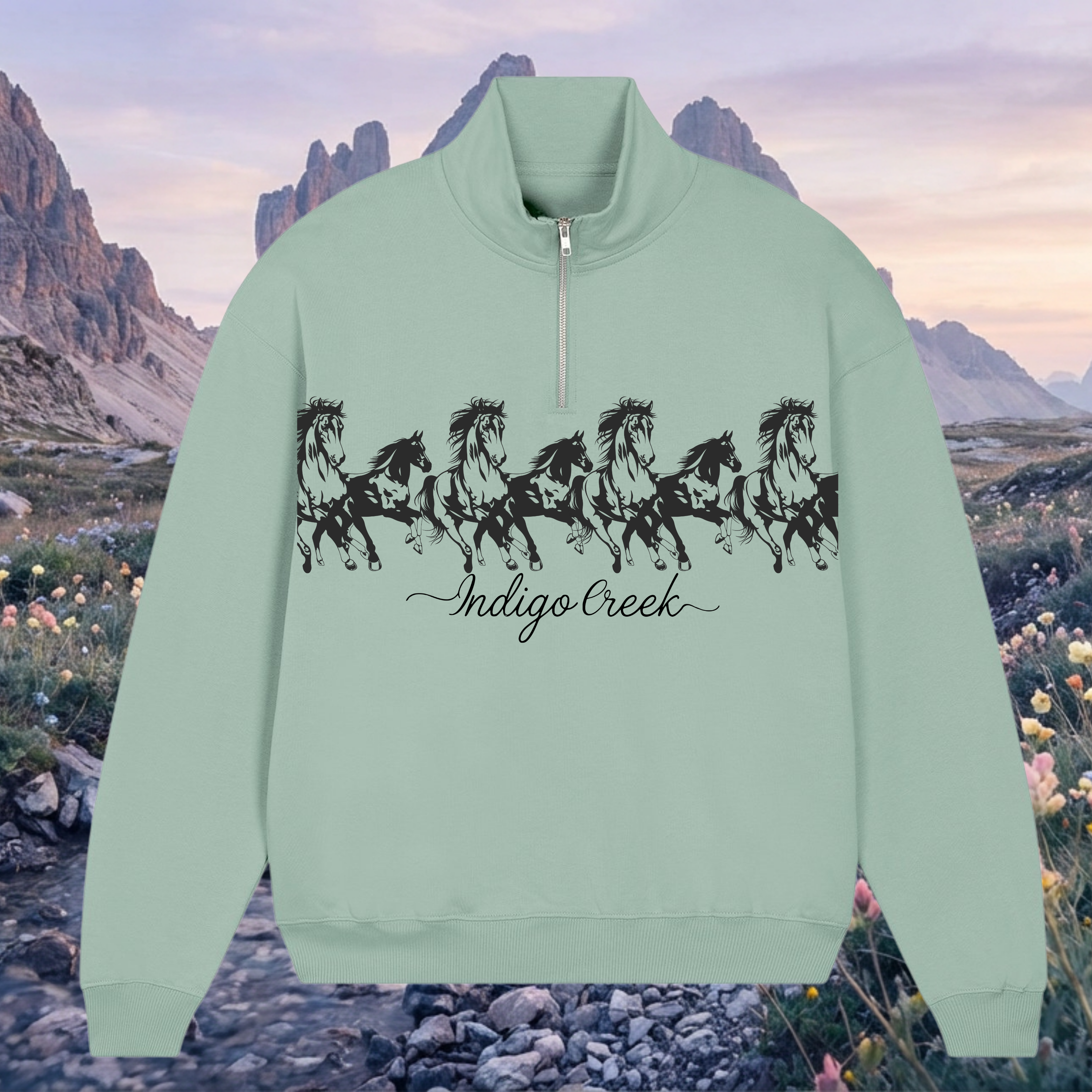 Running Wild Premium 1/4 Oversized Zip