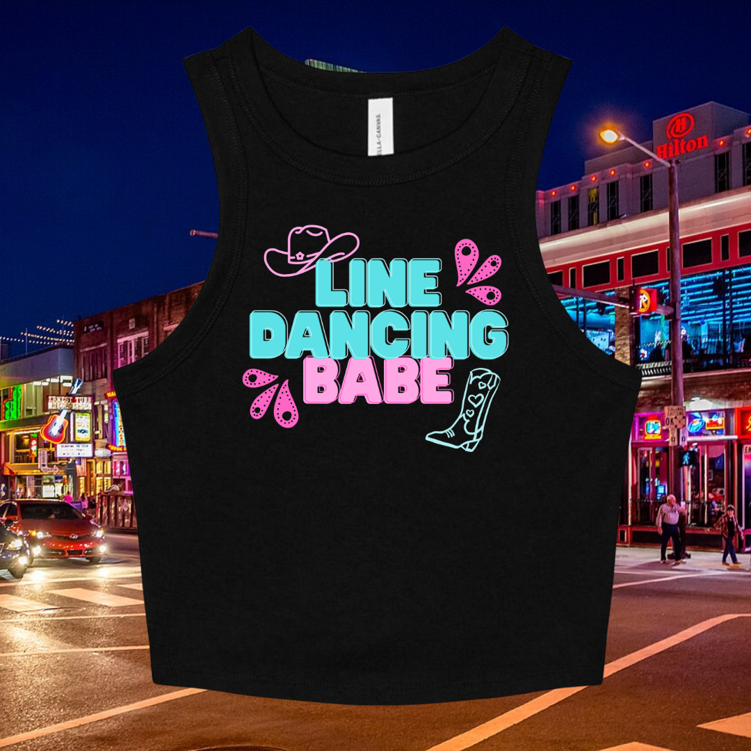 Line Dancing Babe Micro Rib Vest