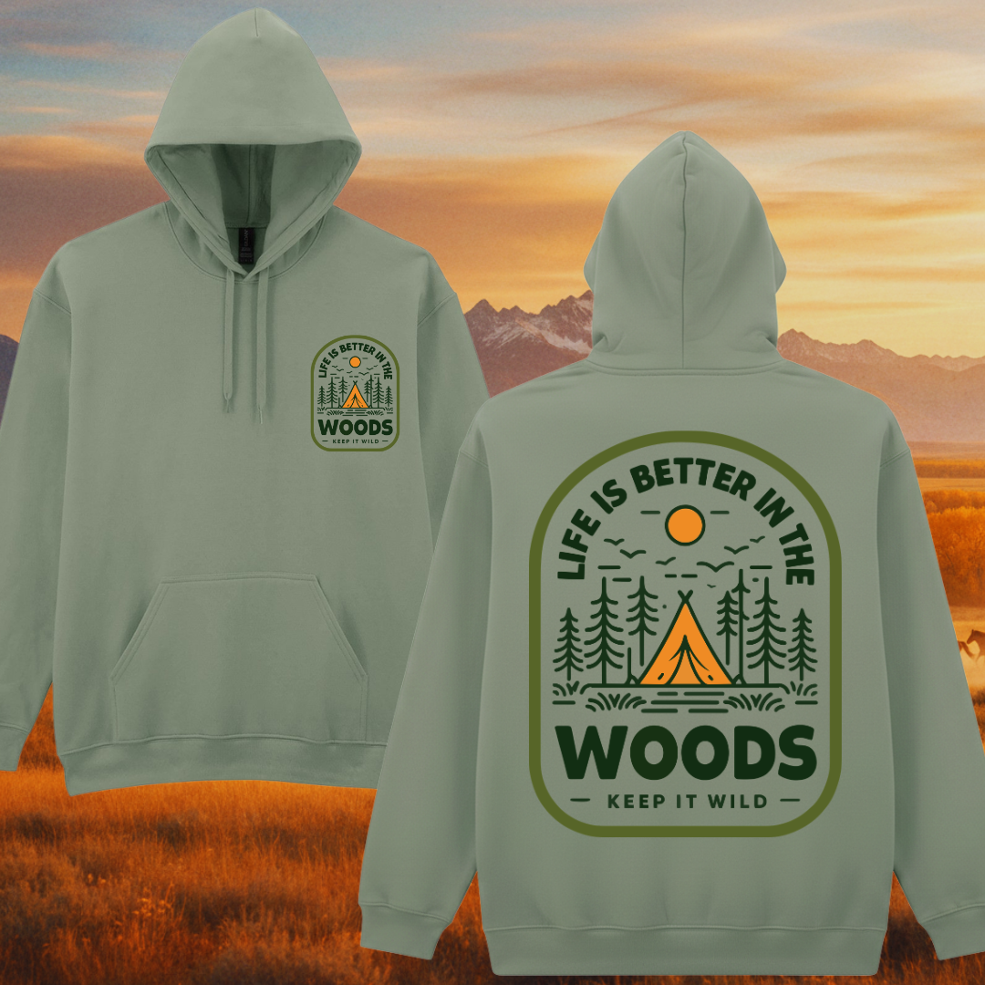 Better In The Woods Midweight Premium Hoodie
