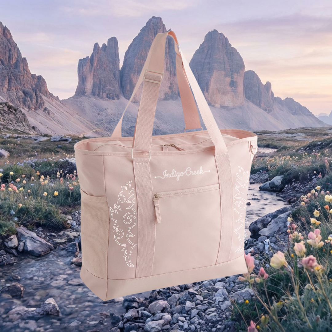 Western Stitch Tote Bag