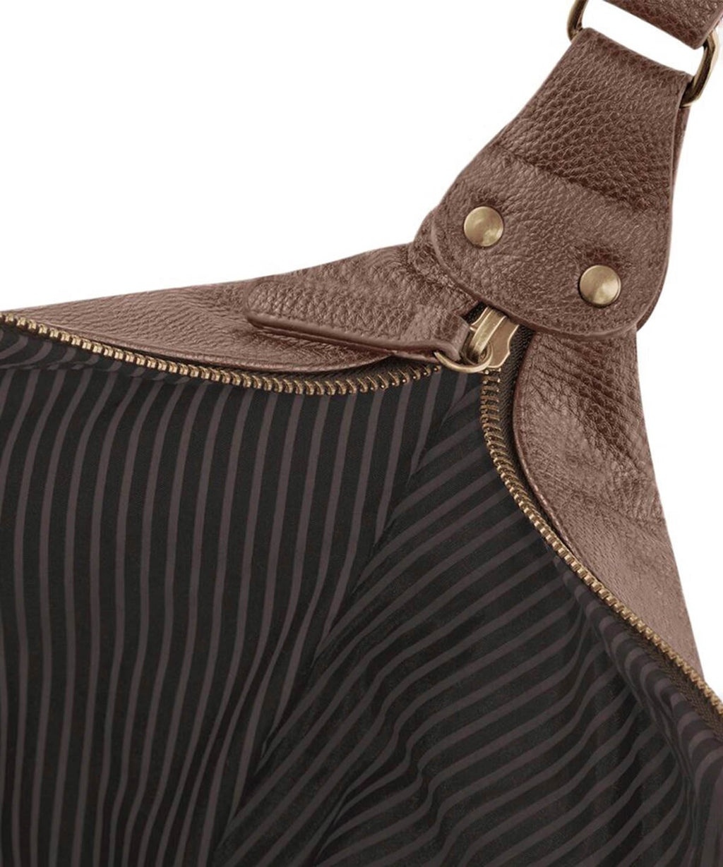 Vintage PU Leather Grain Weekender Bag